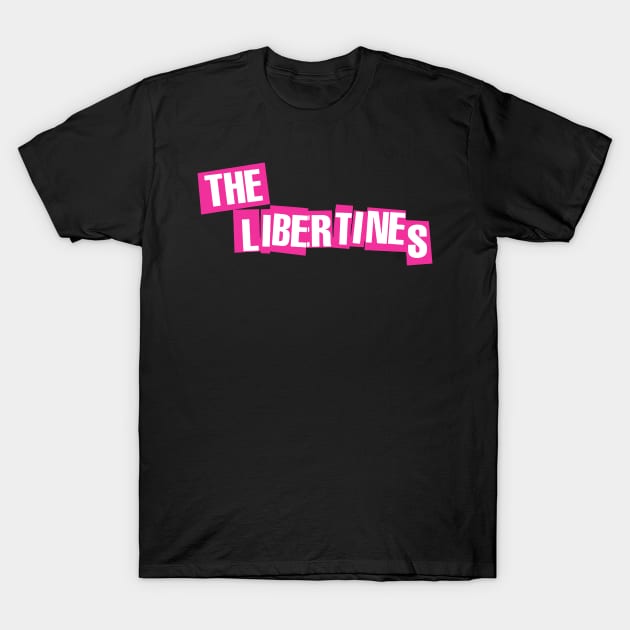 The Libertines Pink T-Shirt by BAYU SARITEM